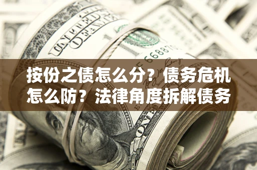 武汉按份之债怎么分？债务危机怎么防？法律角度拆解债务分配与风险自保指南