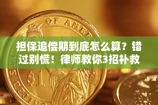 武汉担保追偿期到底怎么算？错过别慌！律师教你3招补救
