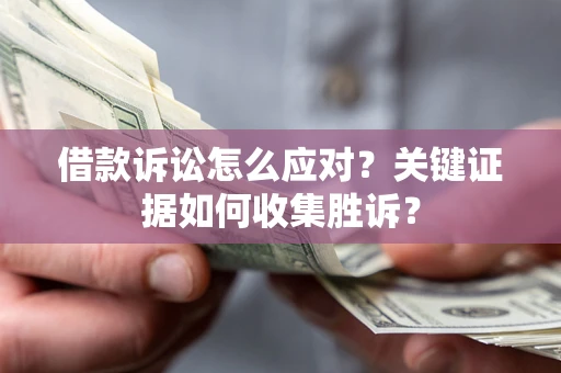 武汉借款诉讼怎么应对？关键证据如何收集胜诉？